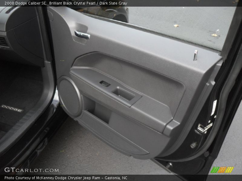 Brilliant Black Crystal Pearl / Dark Slate Gray 2008 Dodge Caliber SE