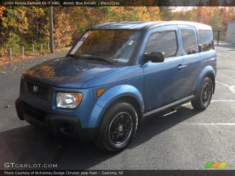 Atomic Blue Metallic / Black/Gray 2006 Honda Element EX-P AWD