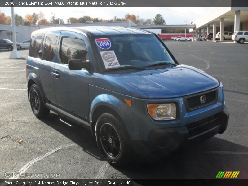 Atomic Blue Metallic / Black/Gray 2006 Honda Element EX-P AWD
