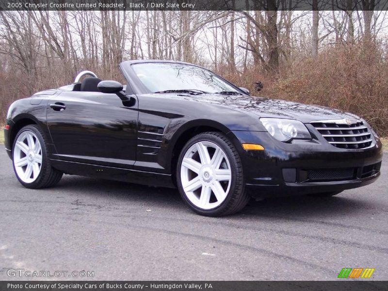 Black / Dark Slate Grey 2005 Chrysler Crossfire Limited Roadster