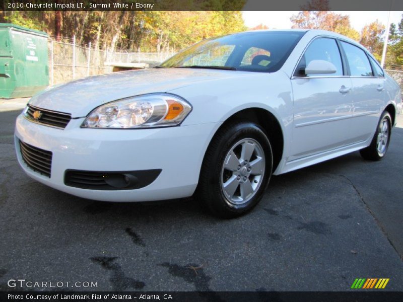 Summit White / Ebony 2010 Chevrolet Impala LT