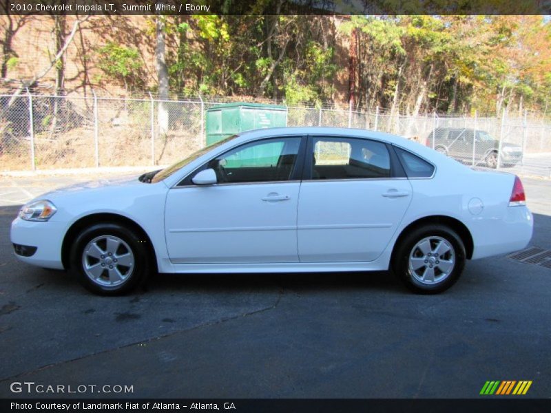 Summit White / Ebony 2010 Chevrolet Impala LT