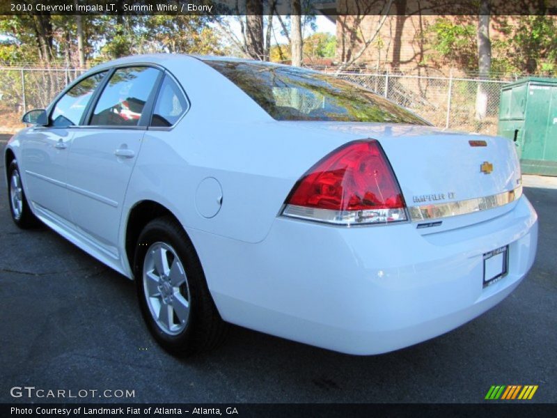 Summit White / Ebony 2010 Chevrolet Impala LT