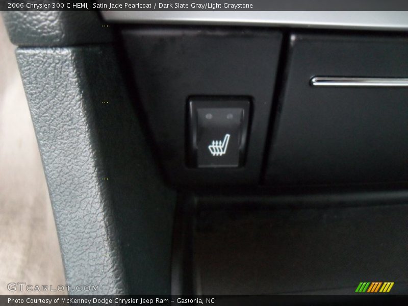 Satin Jade Pearlcoat / Dark Slate Gray/Light Graystone 2006 Chrysler 300 C HEMI