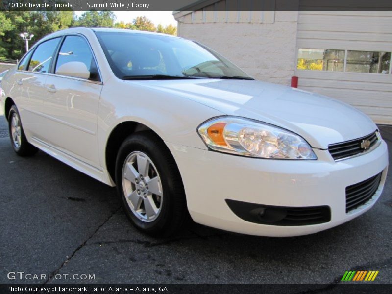 Summit White / Ebony 2010 Chevrolet Impala LT