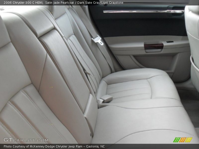 Satin Jade Pearlcoat / Dark Slate Gray/Light Graystone 2006 Chrysler 300 C HEMI