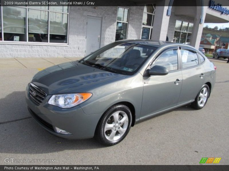 Natural Khaki / Gray 2009 Hyundai Elantra SE Sedan