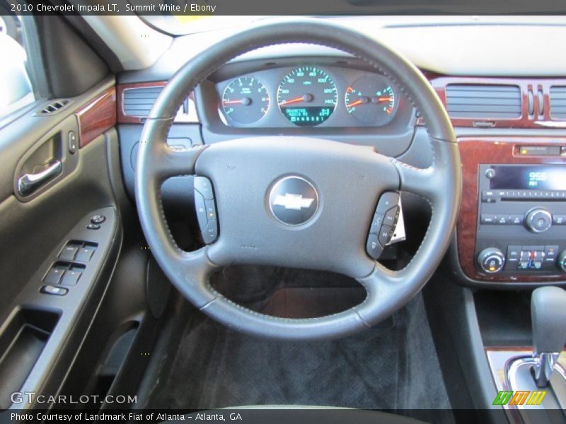 Summit White / Ebony 2010 Chevrolet Impala LT