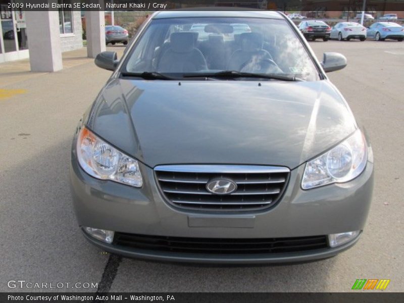 Natural Khaki / Gray 2009 Hyundai Elantra SE Sedan