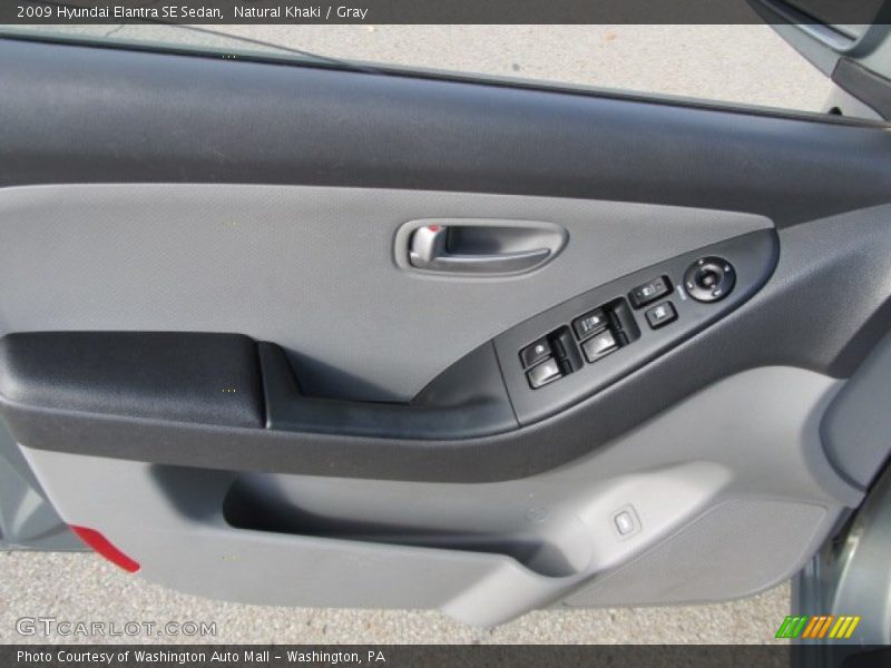 Natural Khaki / Gray 2009 Hyundai Elantra SE Sedan