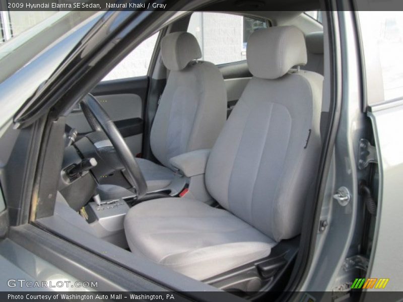 Natural Khaki / Gray 2009 Hyundai Elantra SE Sedan