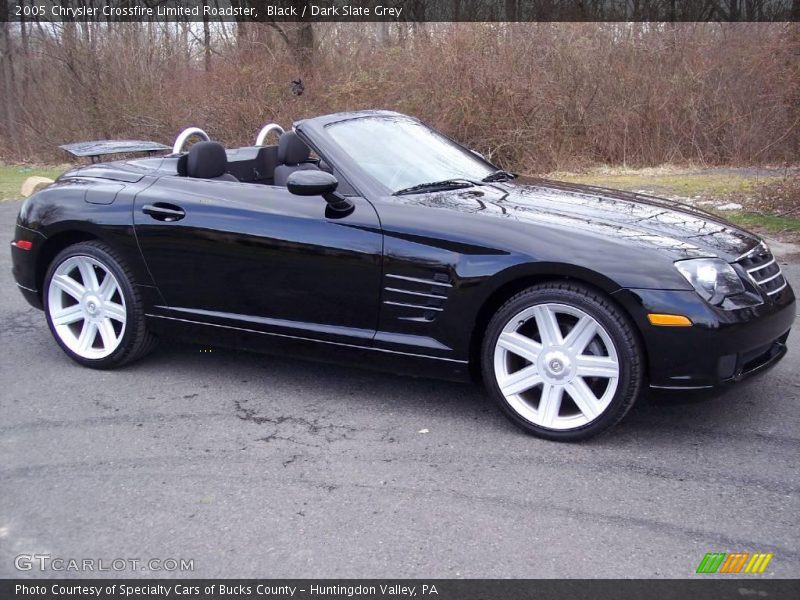 Black / Dark Slate Grey 2005 Chrysler Crossfire Limited Roadster