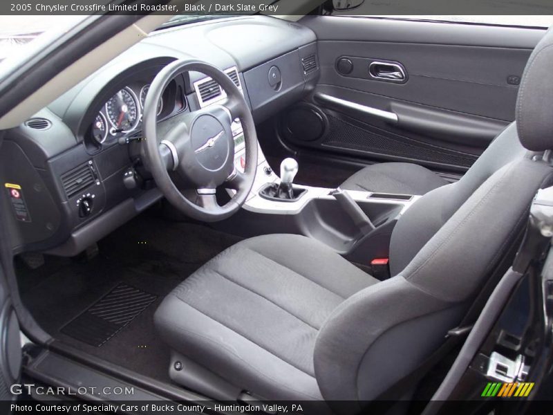 Black / Dark Slate Grey 2005 Chrysler Crossfire Limited Roadster