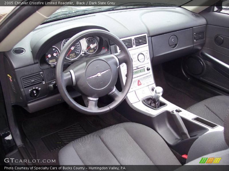 Black / Dark Slate Grey 2005 Chrysler Crossfire Limited Roadster