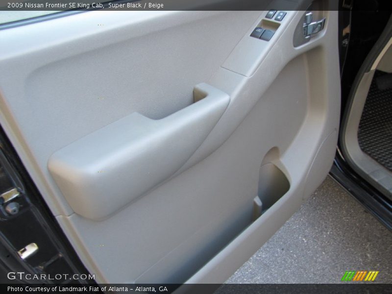 Super Black / Beige 2009 Nissan Frontier SE King Cab
