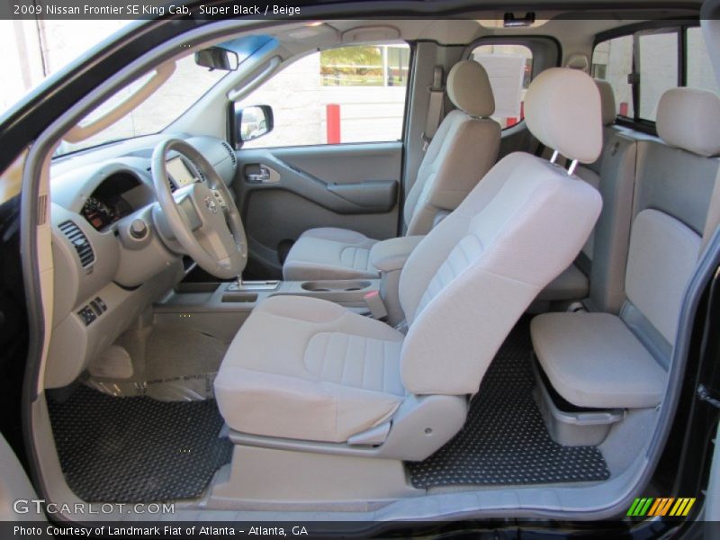  2009 Frontier SE King Cab Beige Interior