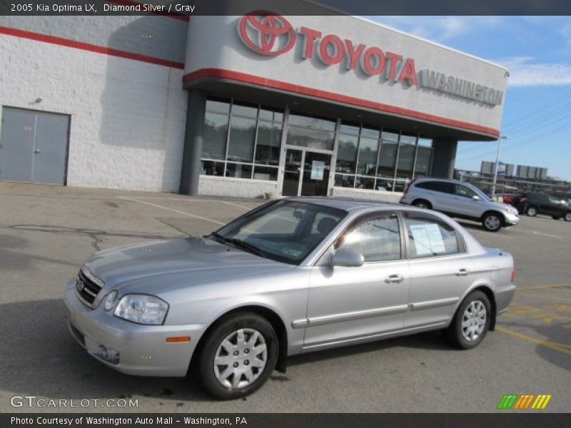 Diamond Silver / Gray 2005 Kia Optima LX