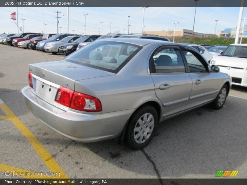 Diamond Silver / Gray 2005 Kia Optima LX