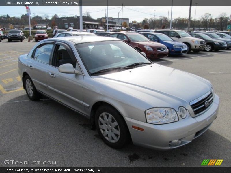 Diamond Silver / Gray 2005 Kia Optima LX