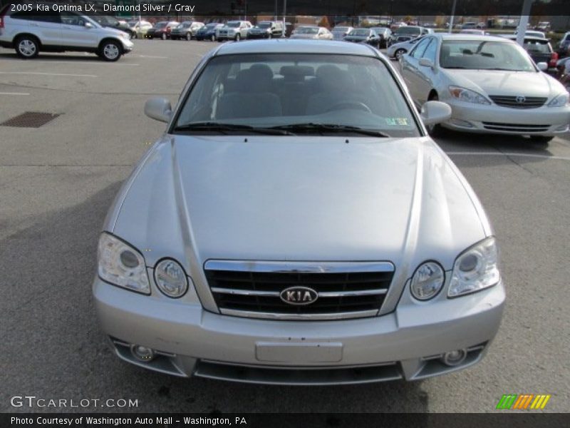 Diamond Silver / Gray 2005 Kia Optima LX