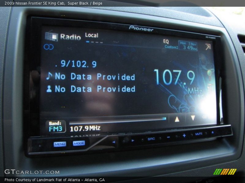 Super Black / Beige 2009 Nissan Frontier SE King Cab