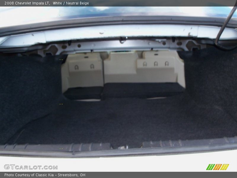 White / Neutral Beige 2008 Chevrolet Impala LT