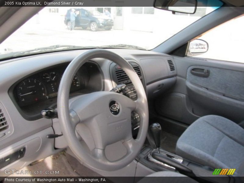 Diamond Silver / Gray 2005 Kia Optima LX