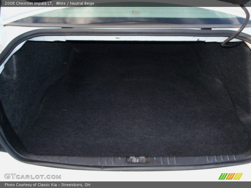 White / Neutral Beige 2008 Chevrolet Impala LT
