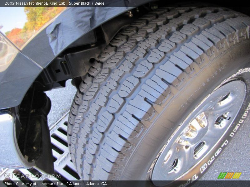 Super Black / Beige 2009 Nissan Frontier SE King Cab