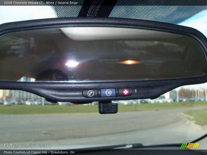 White / Neutral Beige 2008 Chevrolet Impala LT
