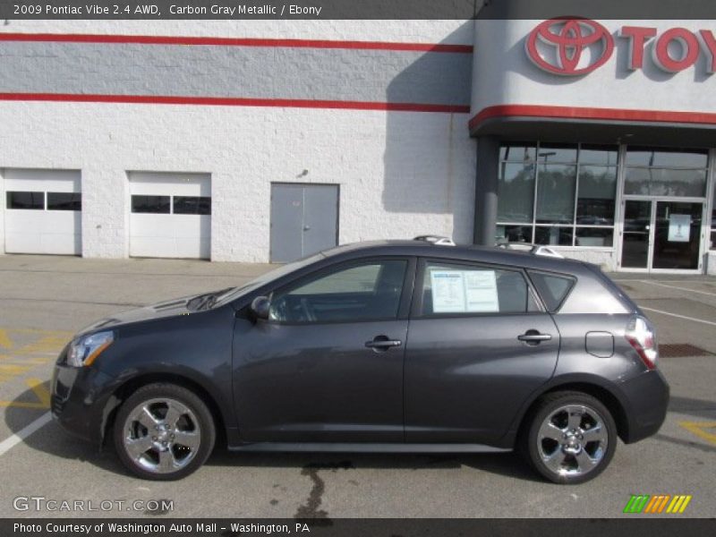 Carbon Gray Metallic / Ebony 2009 Pontiac Vibe 2.4 AWD