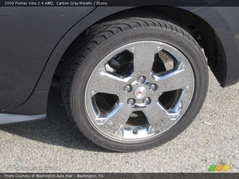 Carbon Gray Metallic / Ebony 2009 Pontiac Vibe 2.4 AWD