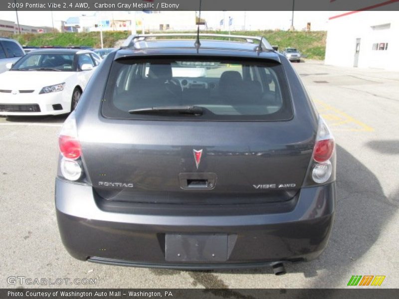 Carbon Gray Metallic / Ebony 2009 Pontiac Vibe 2.4 AWD
