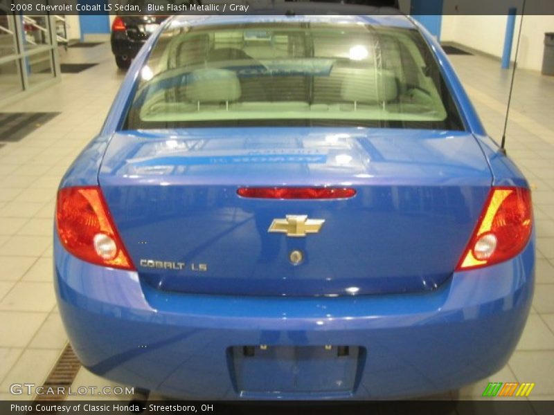 Blue Flash Metallic / Gray 2008 Chevrolet Cobalt LS Sedan