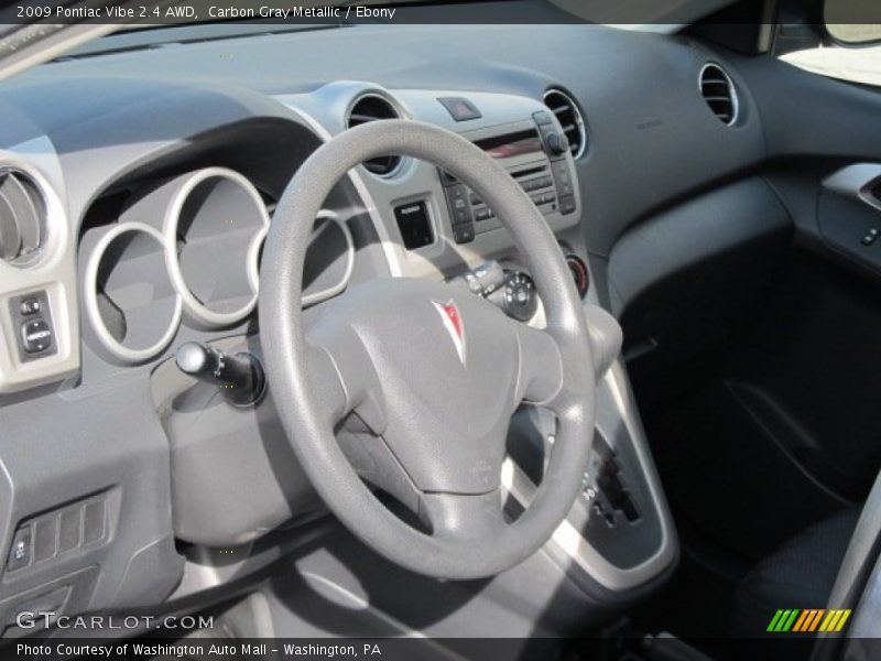 Carbon Gray Metallic / Ebony 2009 Pontiac Vibe 2.4 AWD