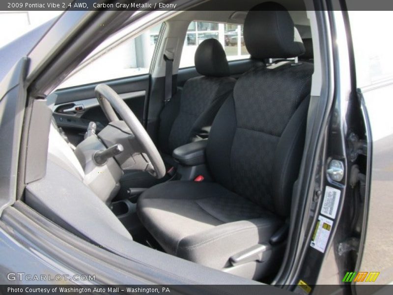 Carbon Gray Metallic / Ebony 2009 Pontiac Vibe 2.4 AWD