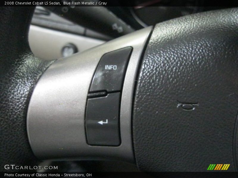 Blue Flash Metallic / Gray 2008 Chevrolet Cobalt LS Sedan
