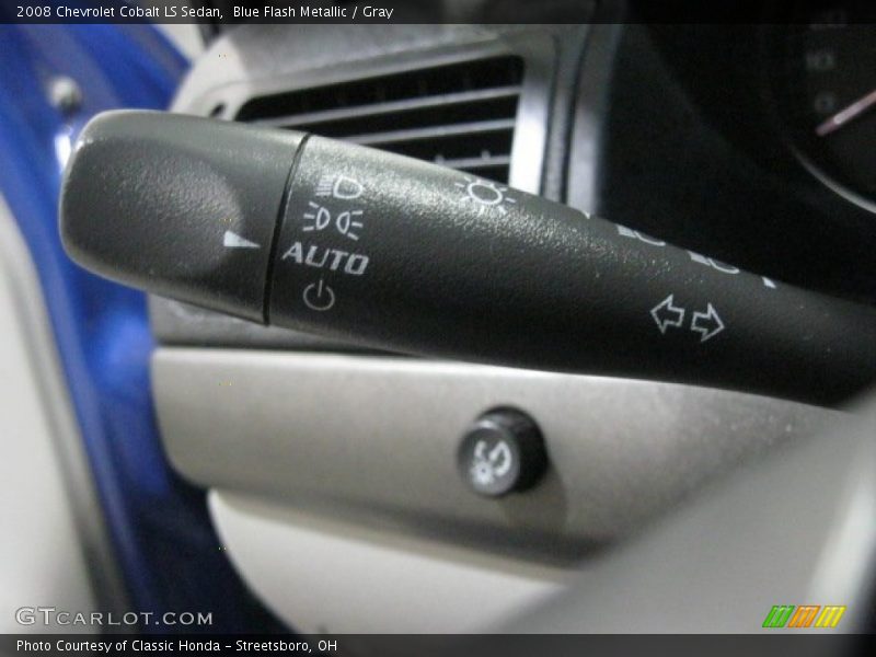 Blue Flash Metallic / Gray 2008 Chevrolet Cobalt LS Sedan
