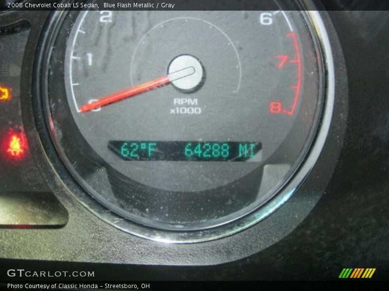 Blue Flash Metallic / Gray 2008 Chevrolet Cobalt LS Sedan