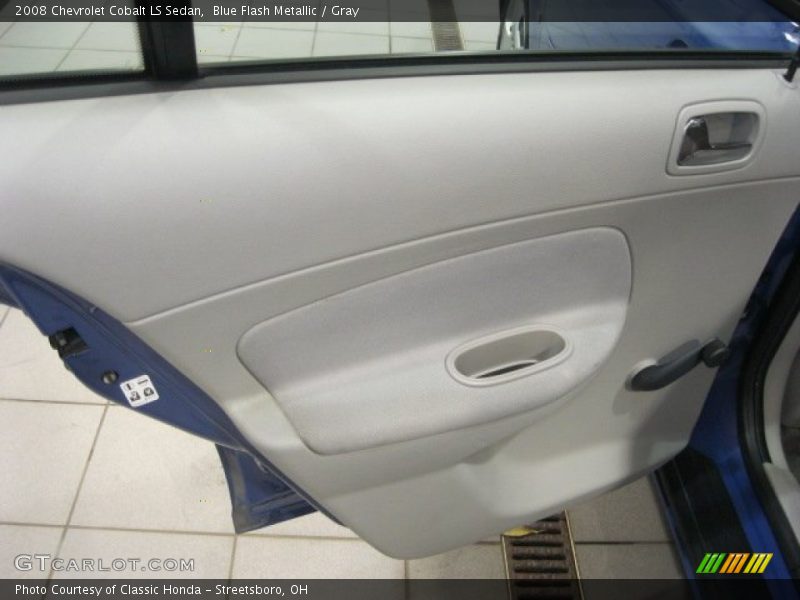 Blue Flash Metallic / Gray 2008 Chevrolet Cobalt LS Sedan