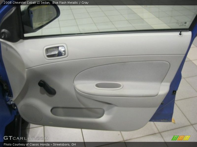 Blue Flash Metallic / Gray 2008 Chevrolet Cobalt LS Sedan
