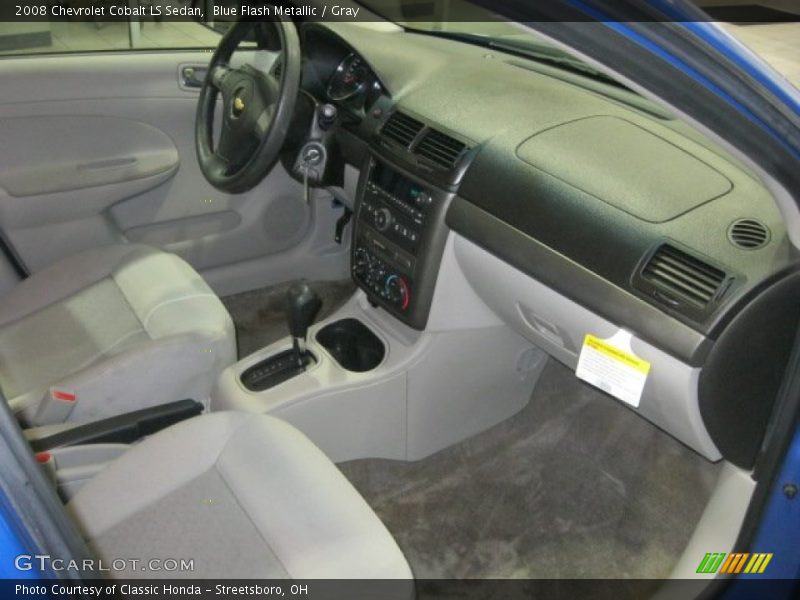 Blue Flash Metallic / Gray 2008 Chevrolet Cobalt LS Sedan