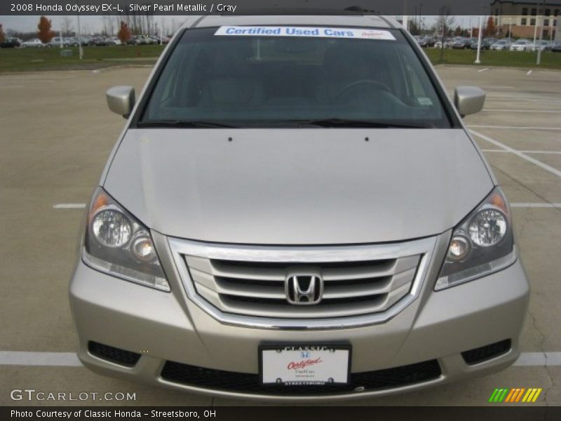 Silver Pearl Metallic / Gray 2008 Honda Odyssey EX-L