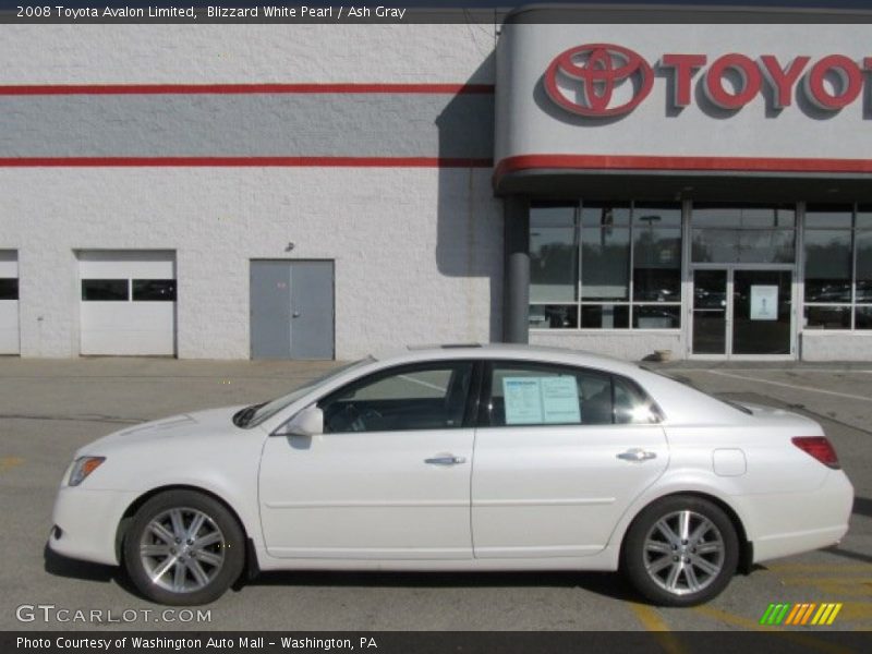 Blizzard White Pearl / Ash Gray 2008 Toyota Avalon Limited