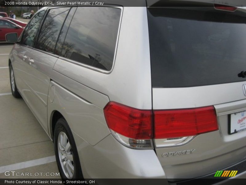 Silver Pearl Metallic / Gray 2008 Honda Odyssey EX-L