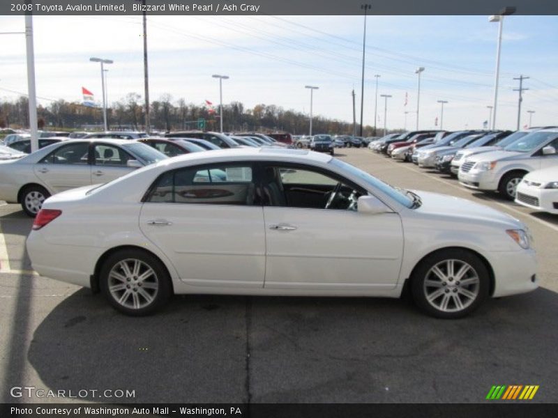 Blizzard White Pearl / Ash Gray 2008 Toyota Avalon Limited