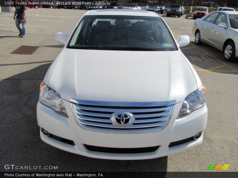 Blizzard White Pearl / Ash Gray 2008 Toyota Avalon Limited
