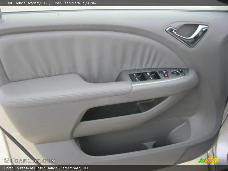 Silver Pearl Metallic / Gray 2008 Honda Odyssey EX-L