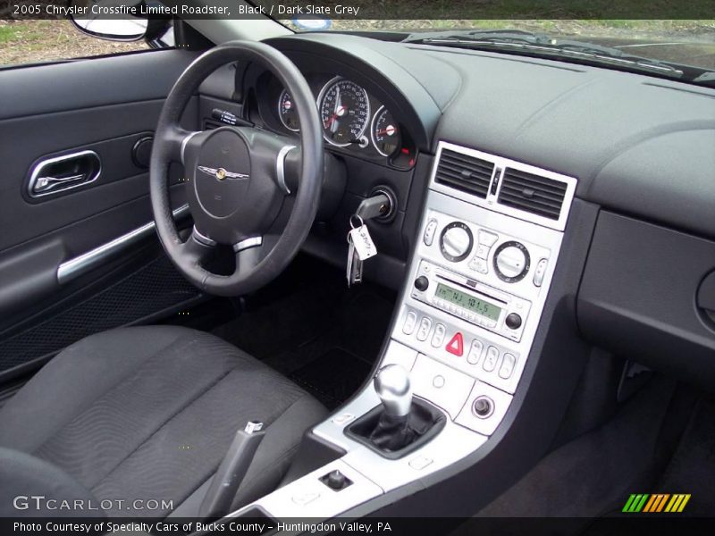 Black / Dark Slate Grey 2005 Chrysler Crossfire Limited Roadster