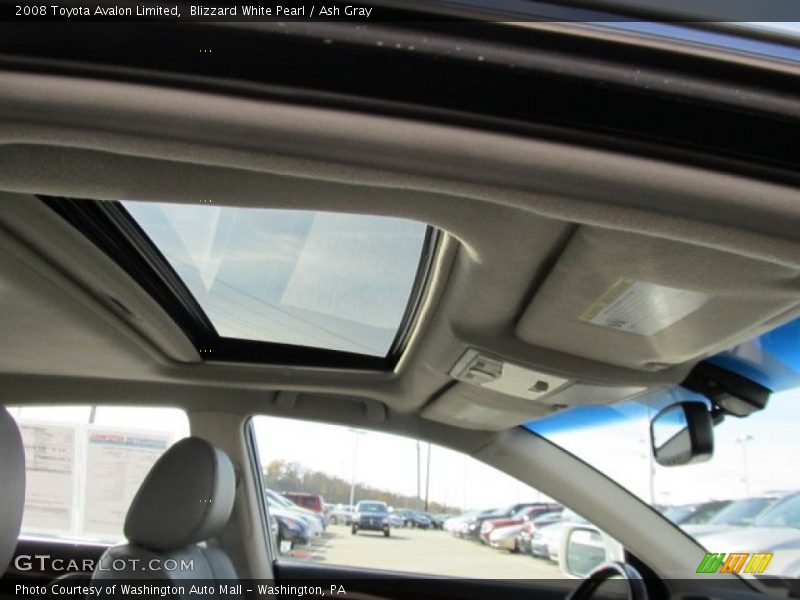Blizzard White Pearl / Ash Gray 2008 Toyota Avalon Limited